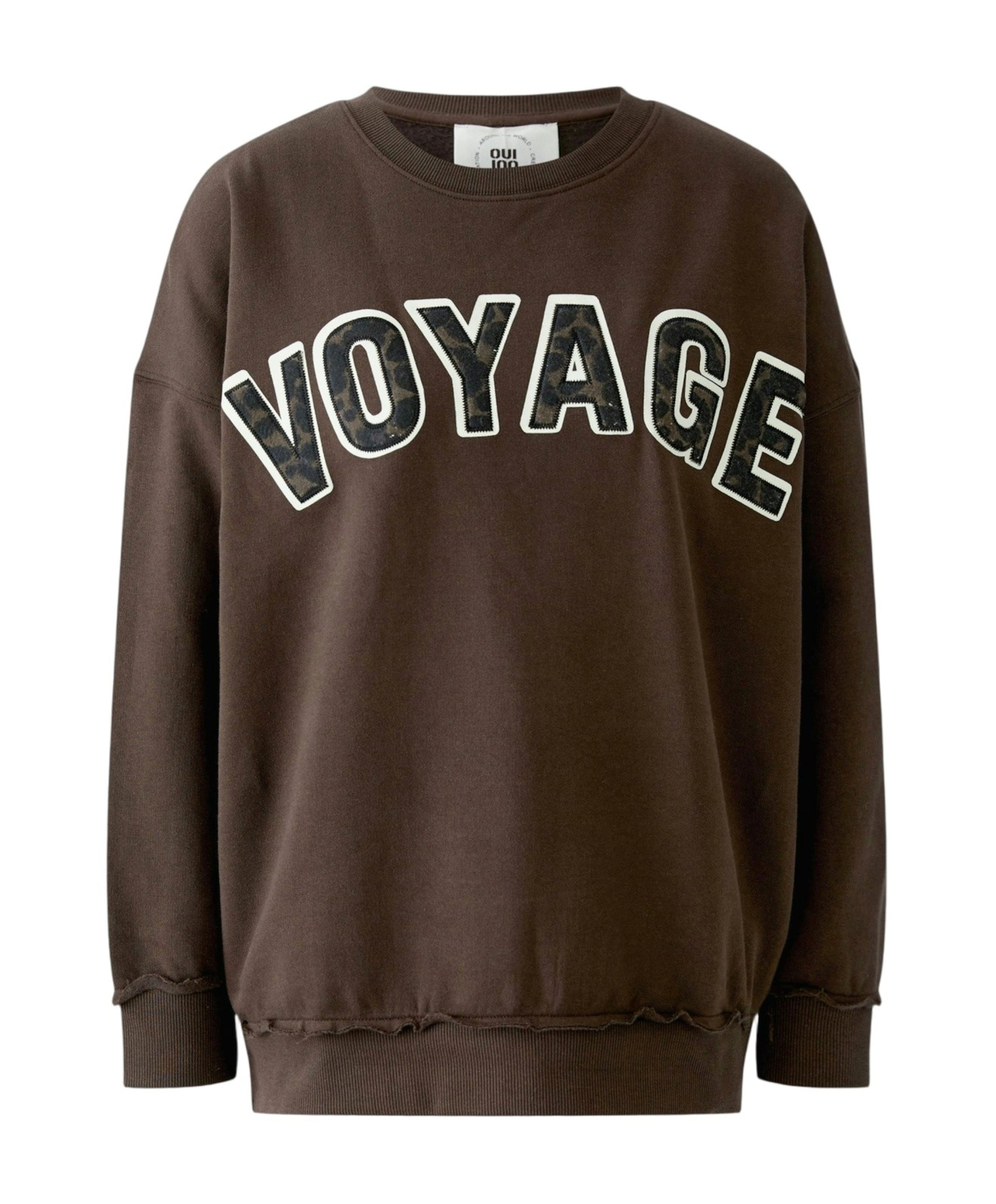 Dames sweater bruin