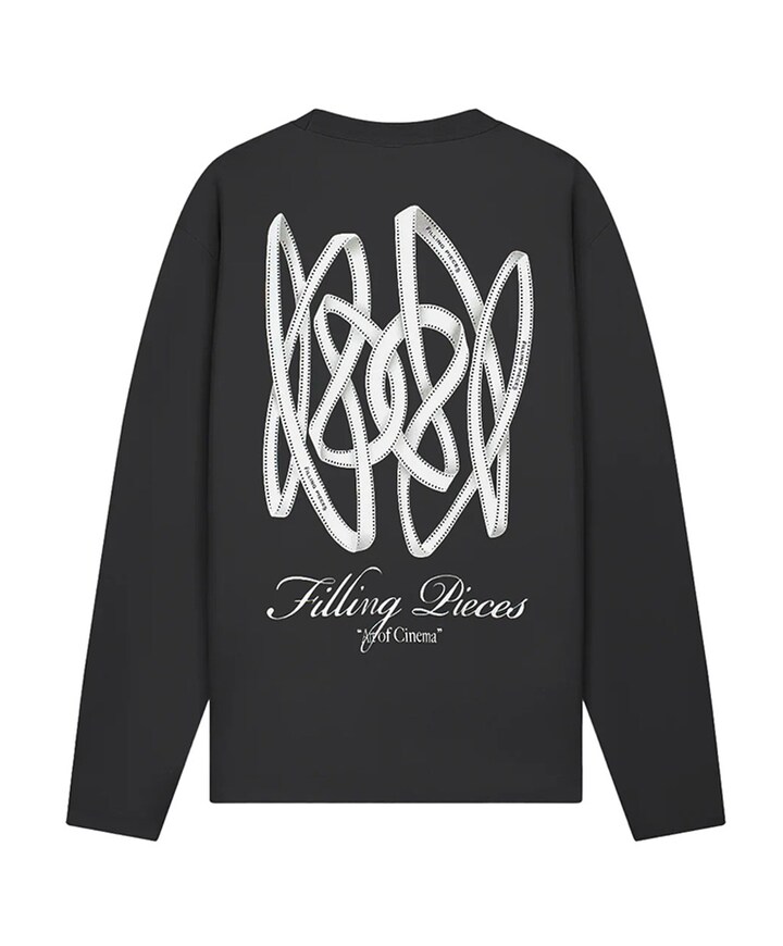 Heren longsleeve zwart