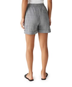 Melane structure korte broek blauw