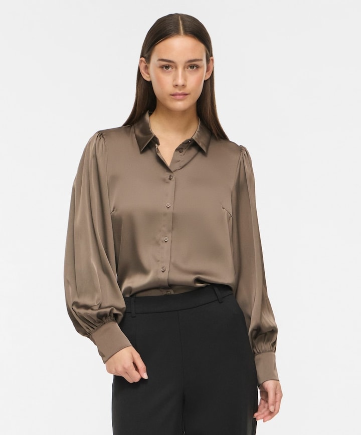 Dames blouse grijs