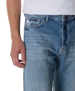 Franklin straight heren jeans blauw