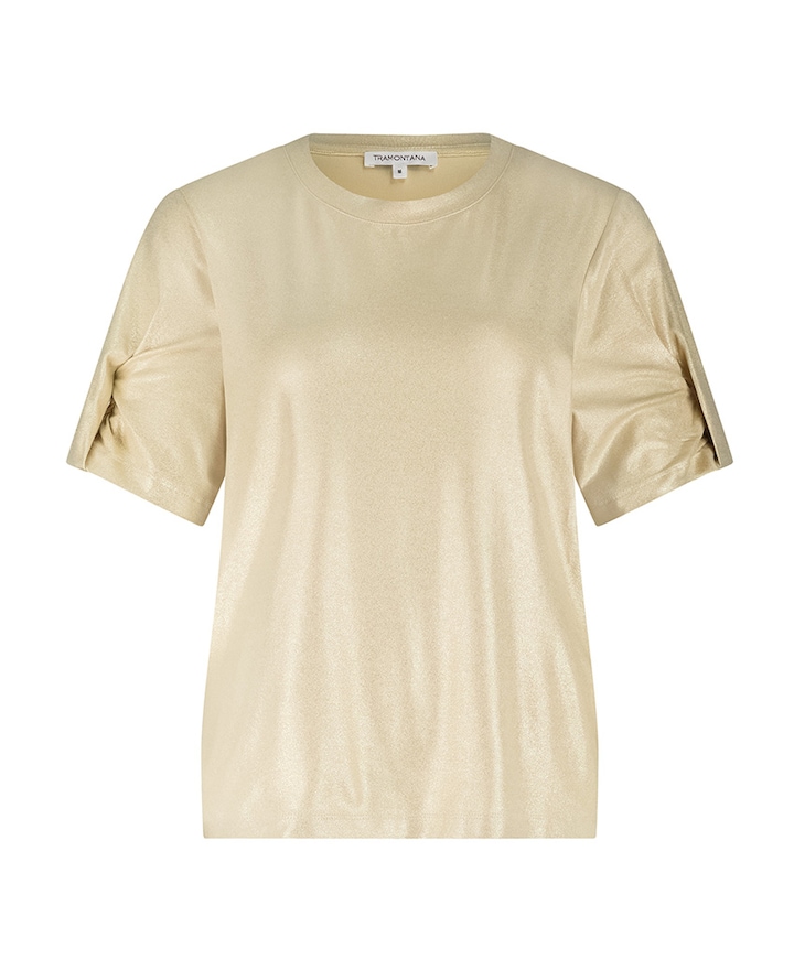 Dames T-shirt beige