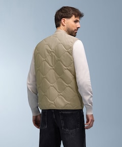 Heren bodywarmer beige