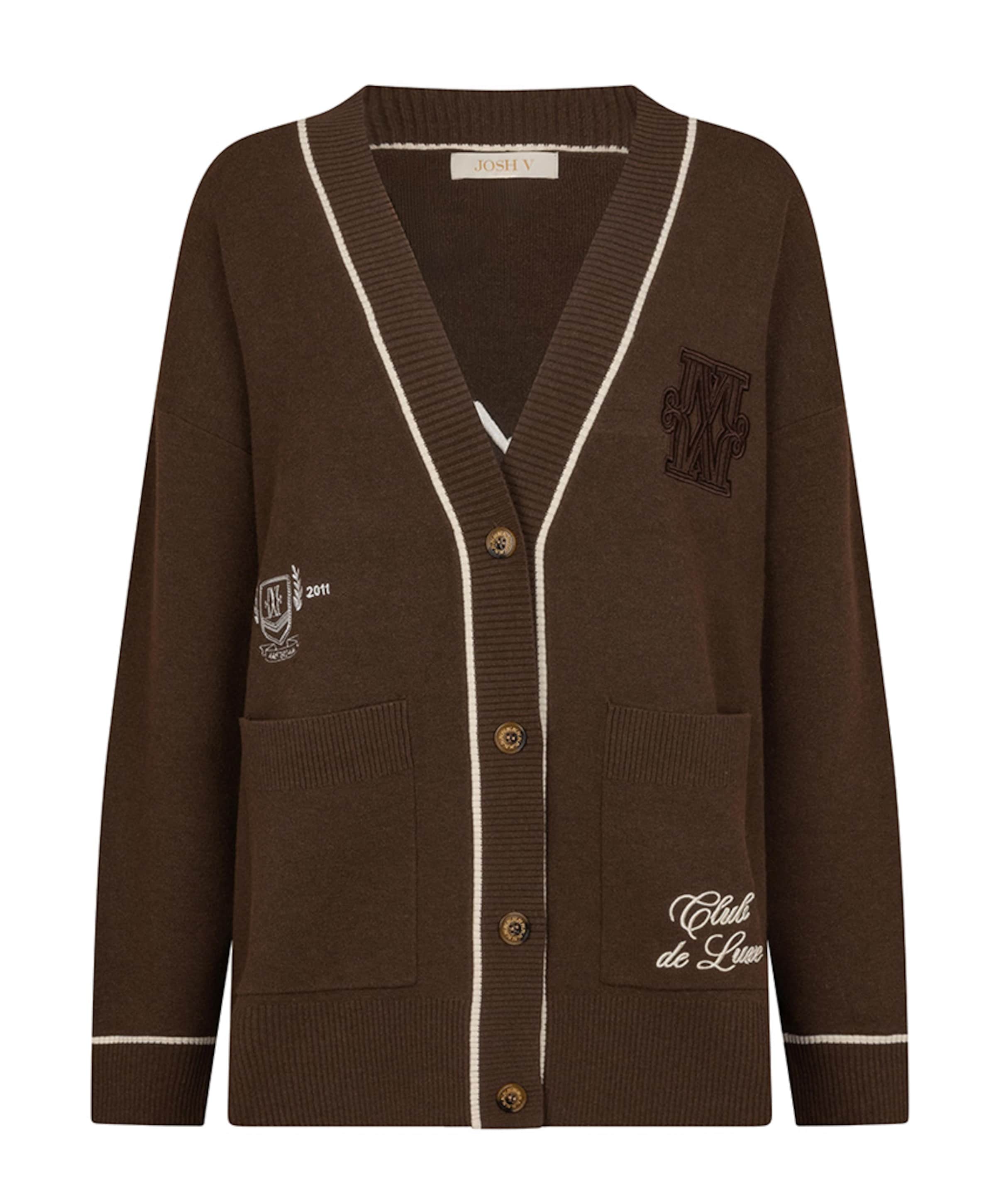 Dames vest bruin