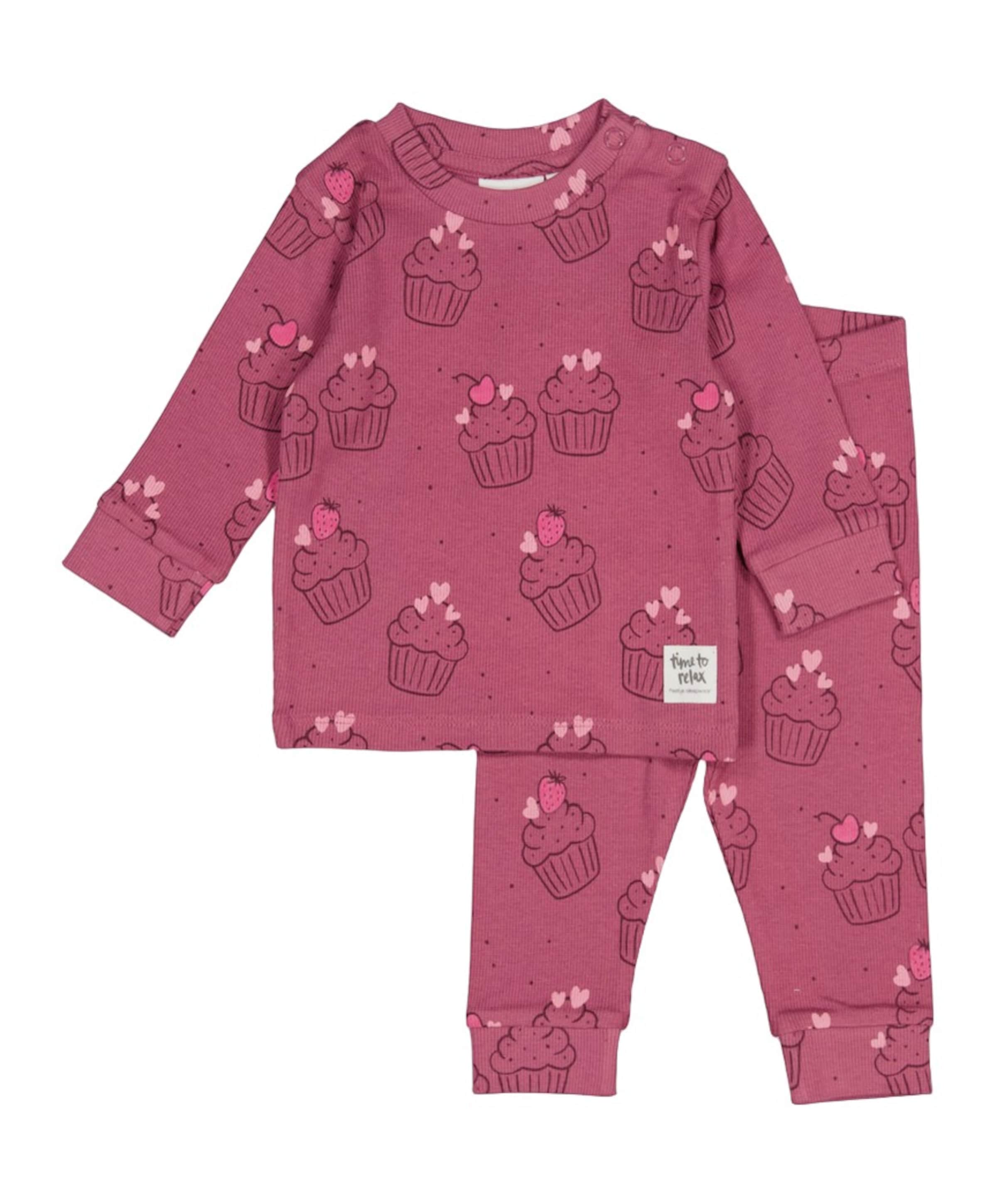 Meisjes pyjamaset paars