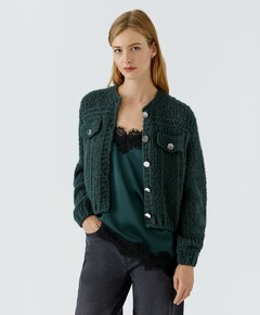 Dames vest groen