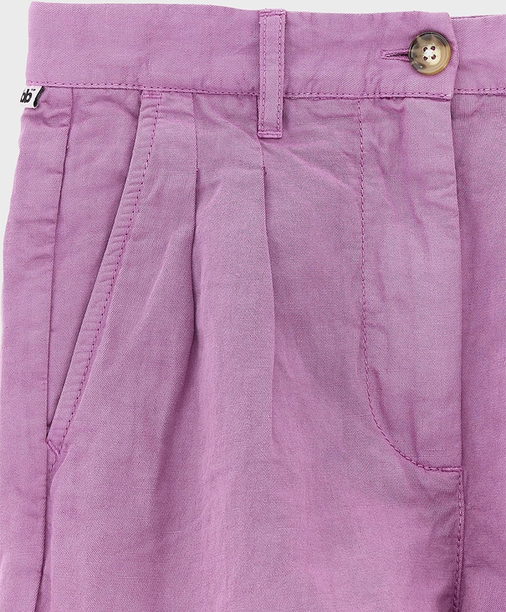 VAENA61 R0928 meisjes korte broek paars