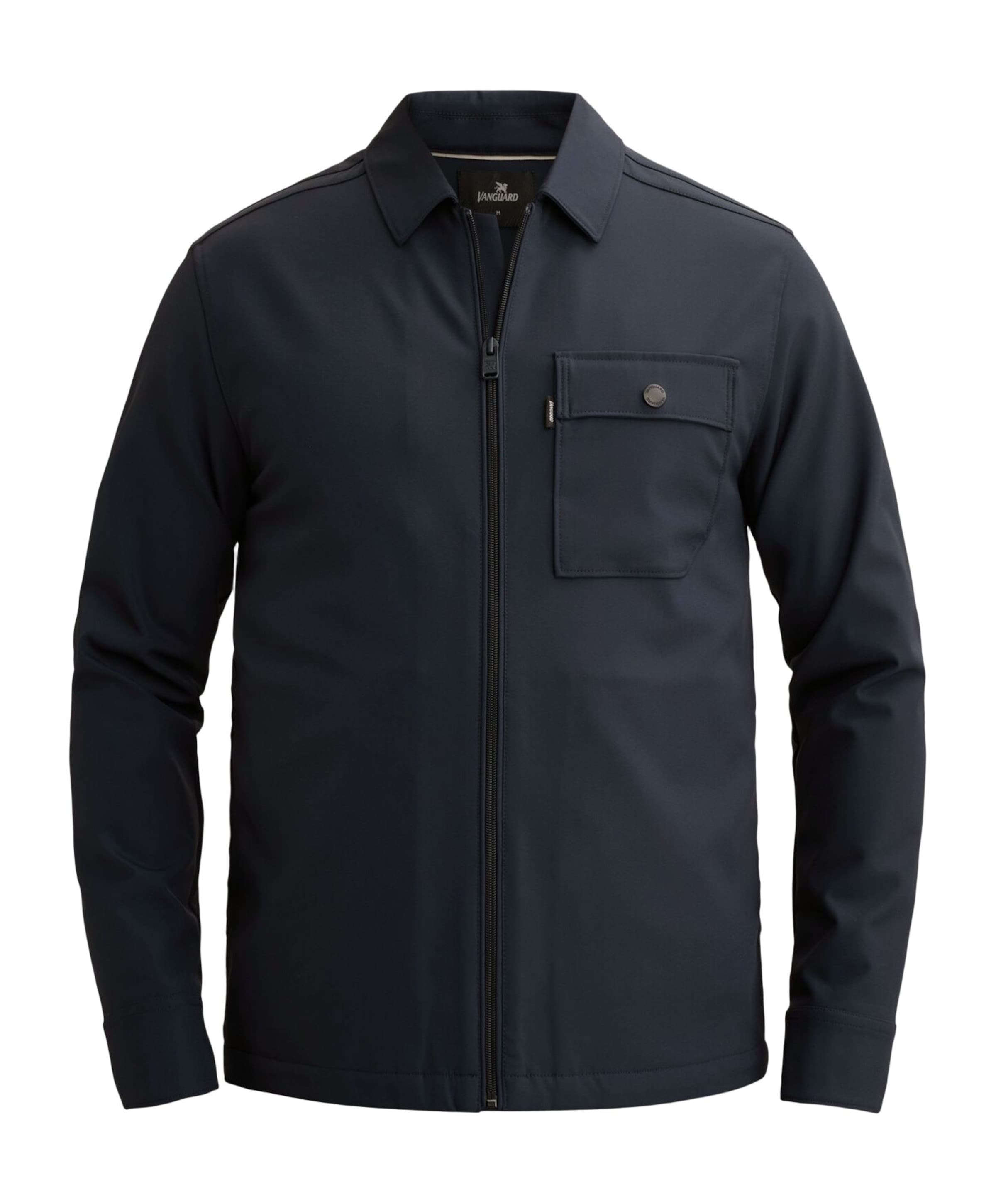 Heren overshirt blauw