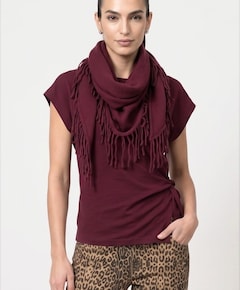 Dames sjaal bordeaux