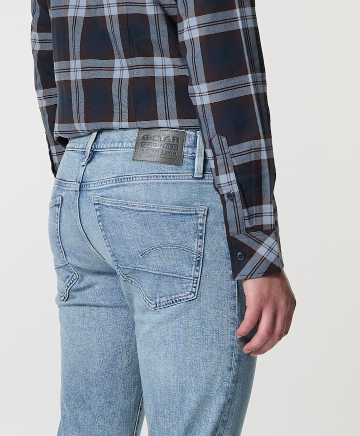 3301 Slim heren jeans blauw