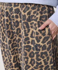 Karter jogger framed monogram dames broek bruin