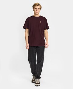 Heren T-shirt bordeaux