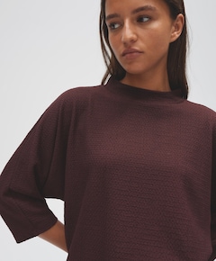 Dames longsleeve bordeaux