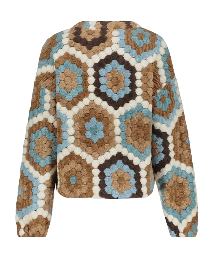 Dames vest multicolor