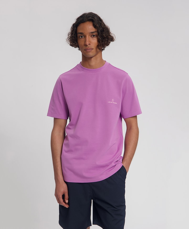 Heren T-shirt paars