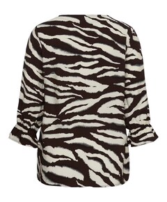 Dames blouse bruin