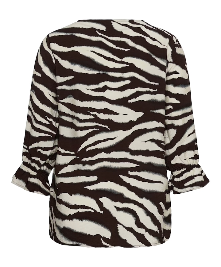 Dames blouse bruin