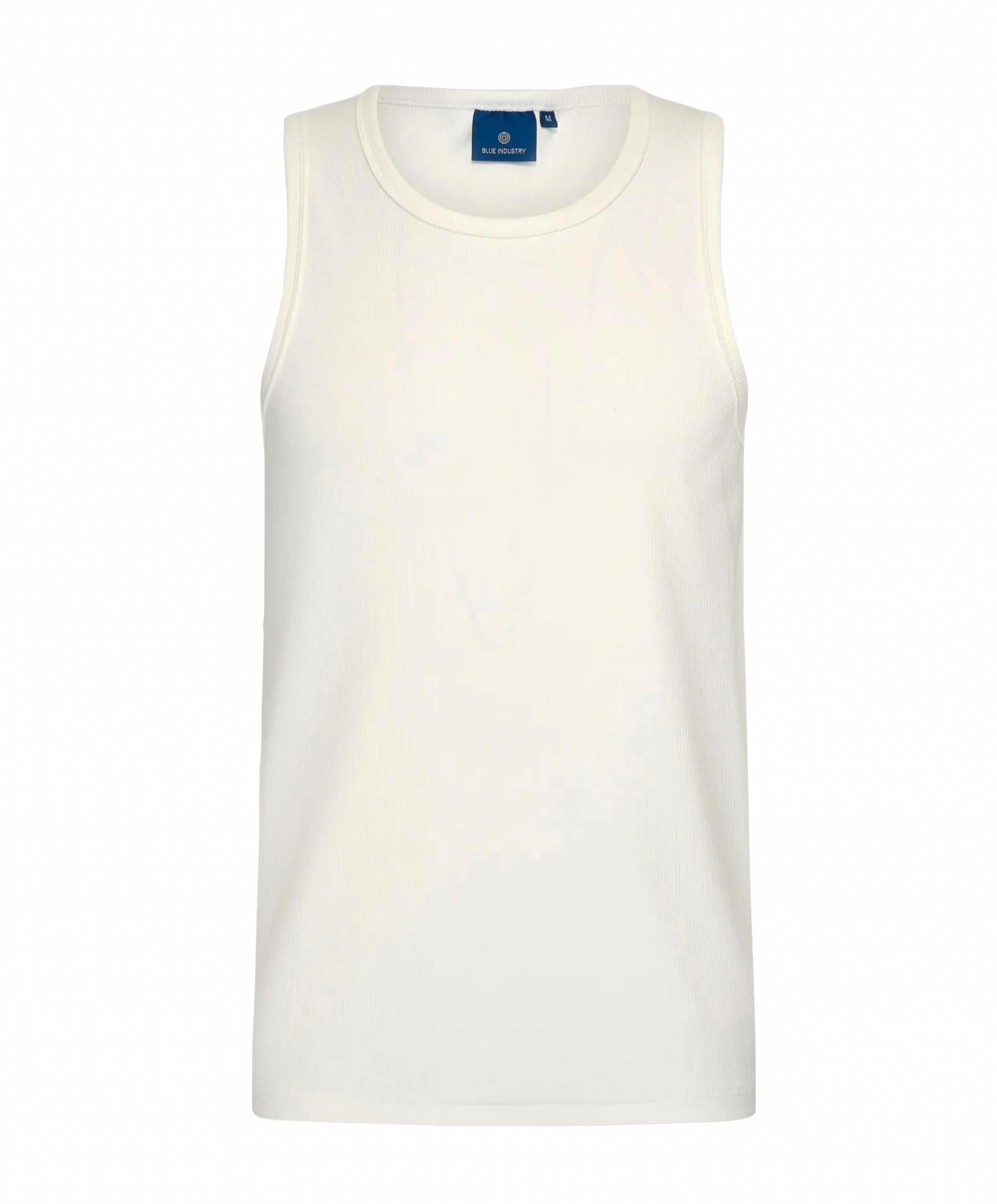 Heren singlet ecru