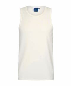 Heren singlet ecru