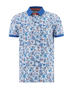 Heren polo blauw