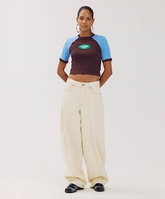 Dames T-shirt bruin