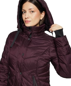 Dames jas bordeaux