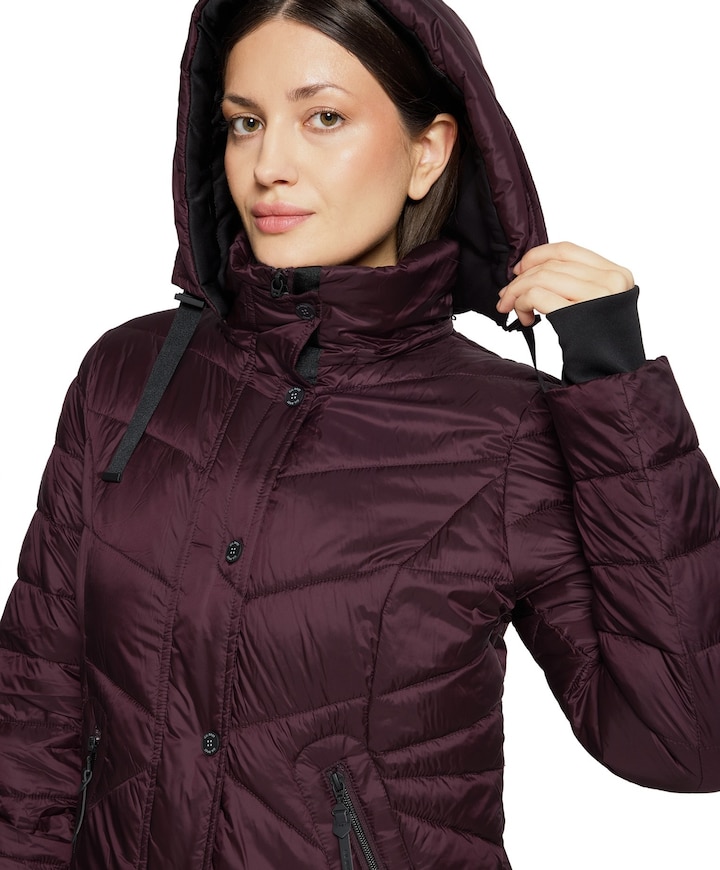 Dames jas bordeaux