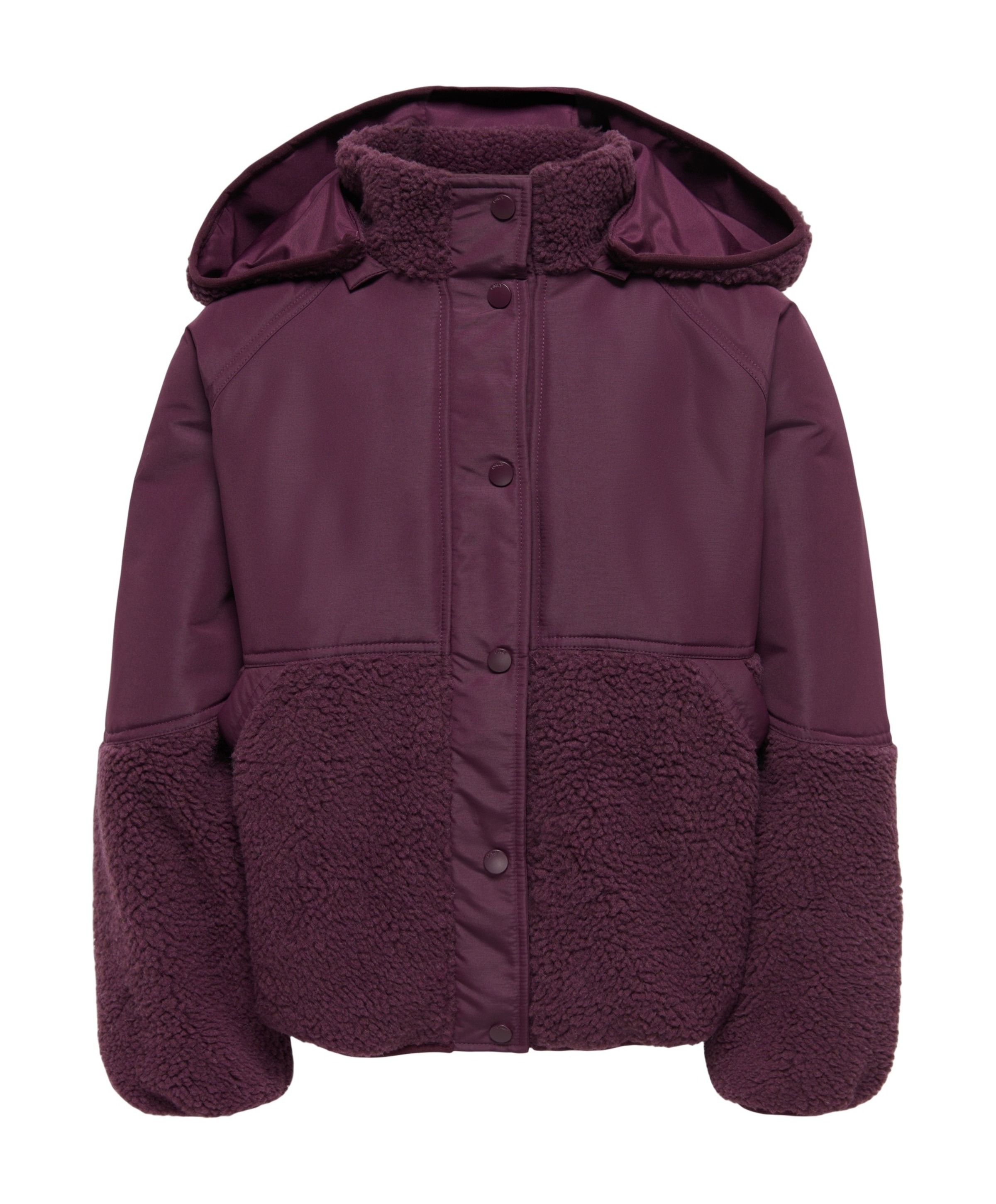 Meisjes jas bordeaux