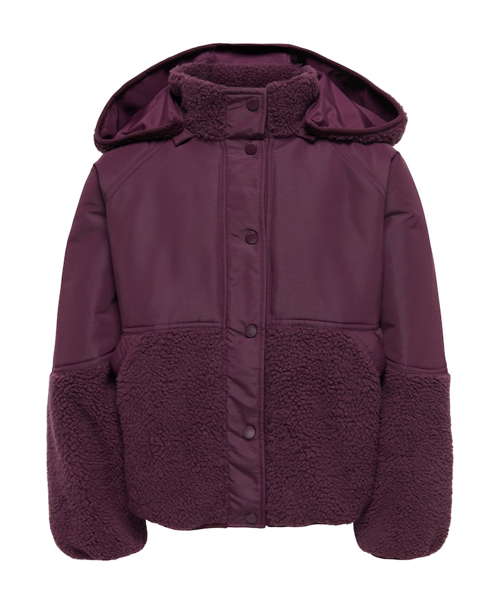 Meisjes jas bordeaux
