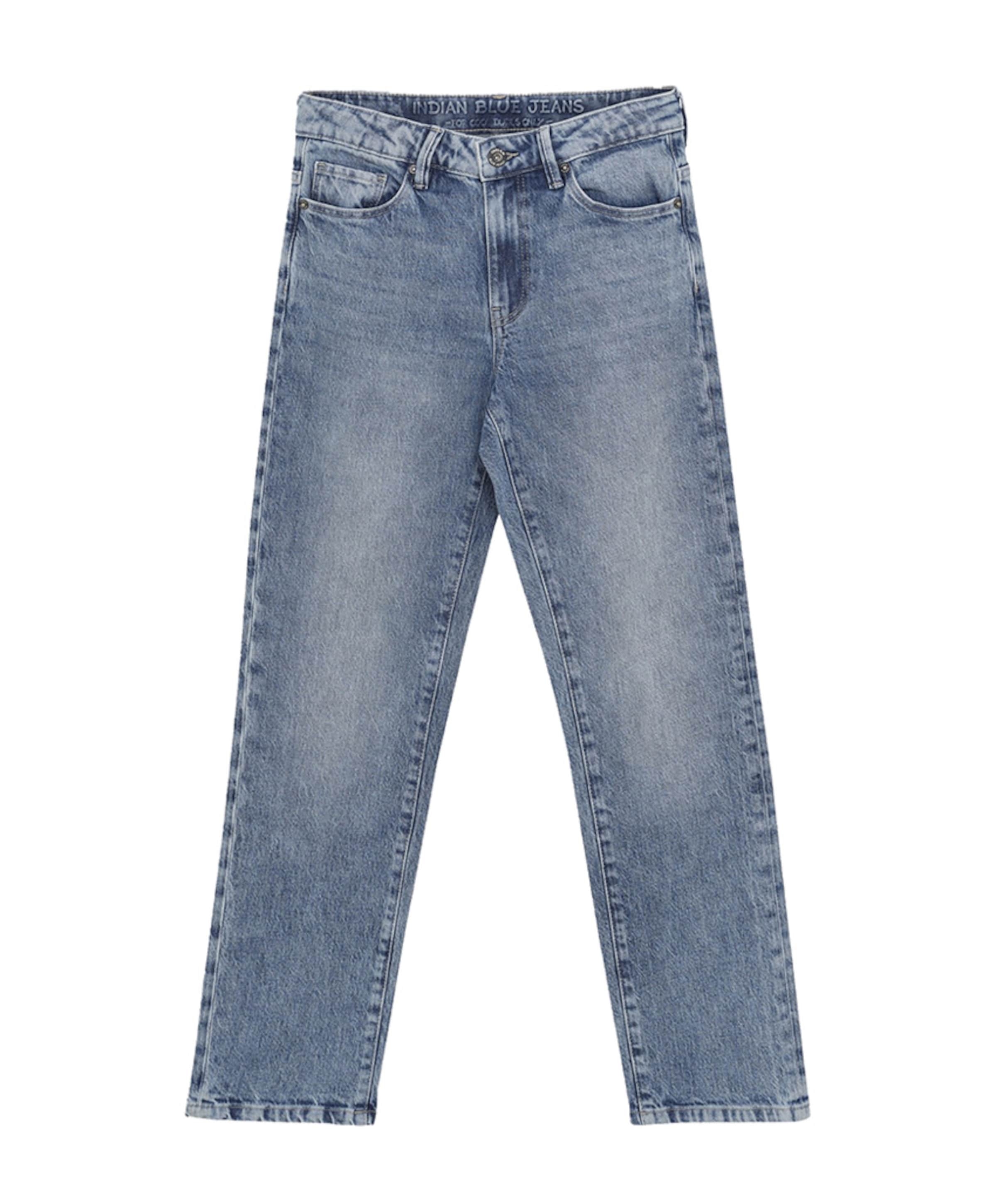 2657 Wide Loose Fit Blue Jeans blauw