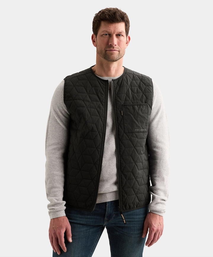 Heren bodywarmer blauw