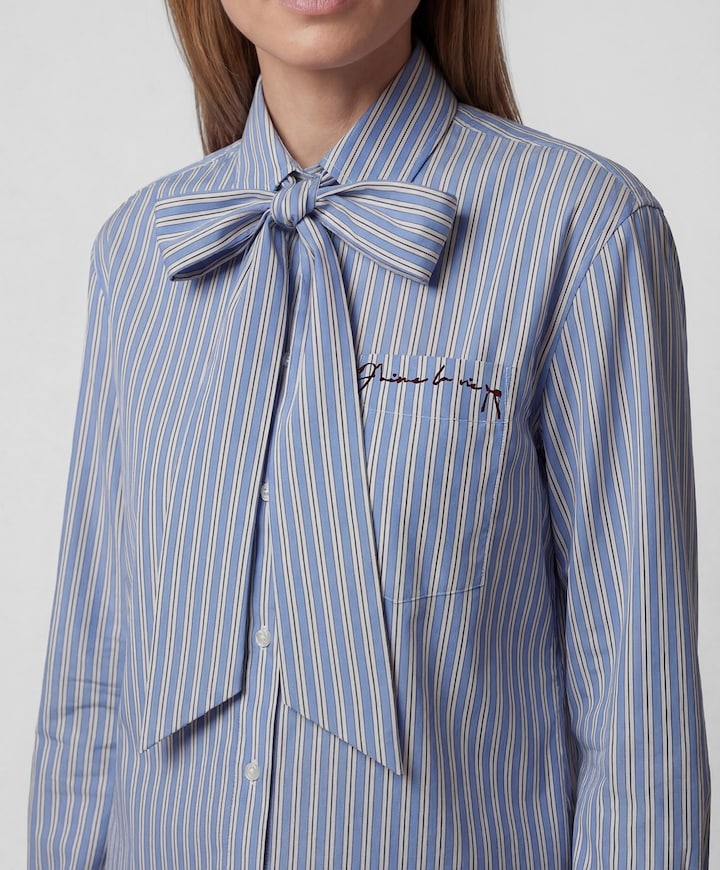 Dames blouse blauw