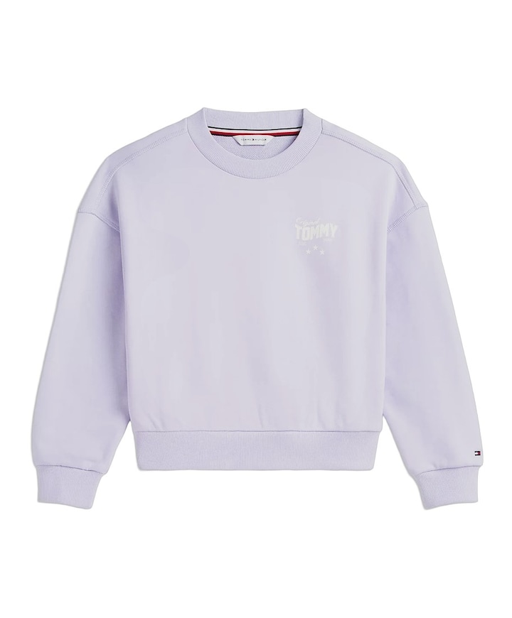 Meisjes sweater paars
