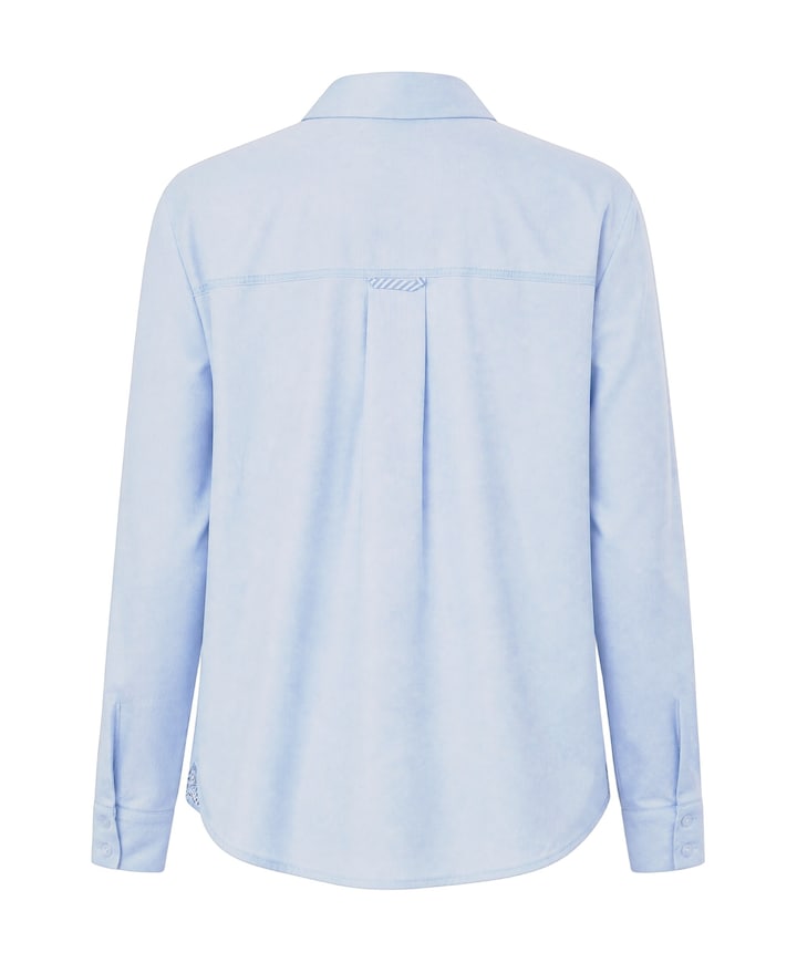 Dames blouse blauw