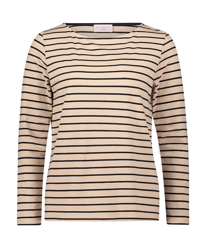 Dames longsleeve beige