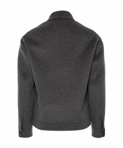 Heren overshirt grijs