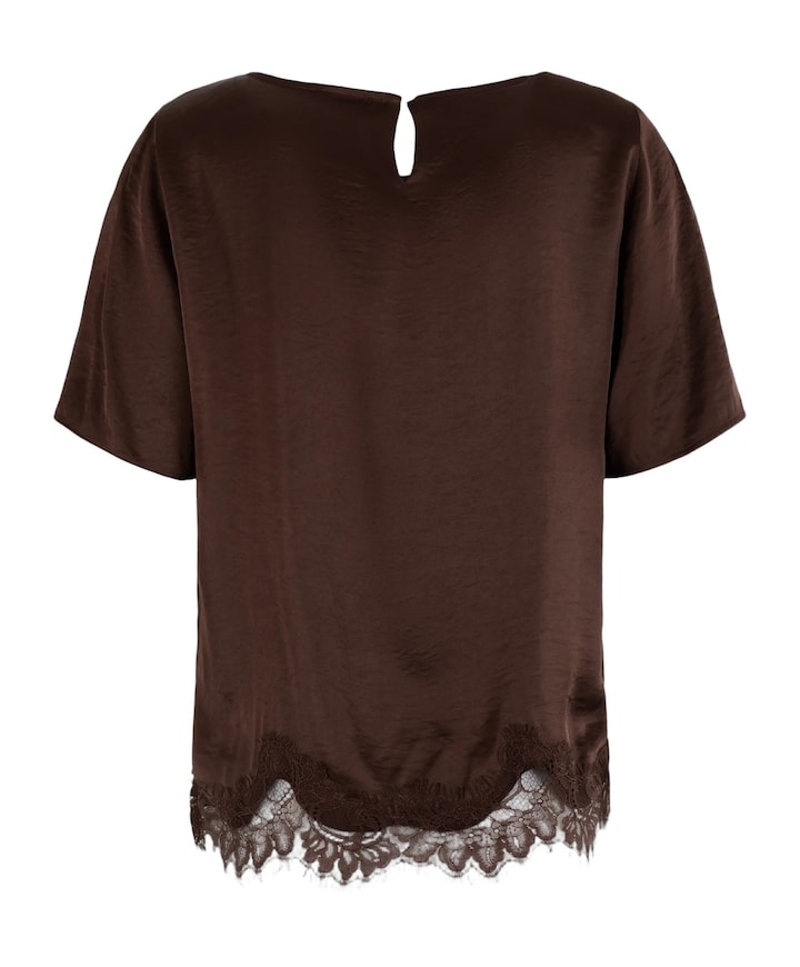 Dames blouse bruin