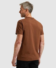 Heren t-shirt bruin