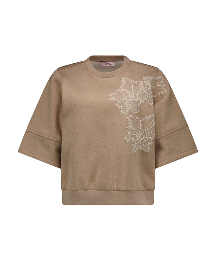 Dames sweater beige
