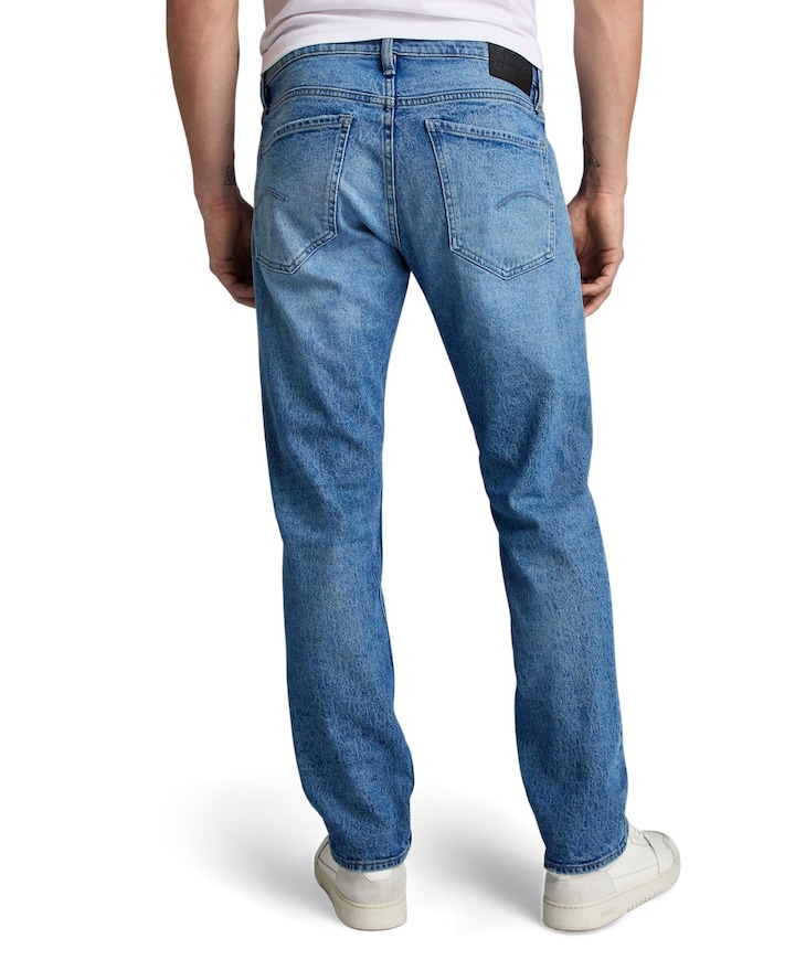Mosa Straight heren jeans blauw