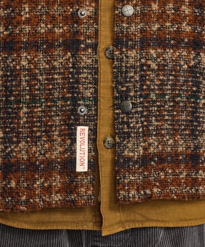 Heren overshirt blauw