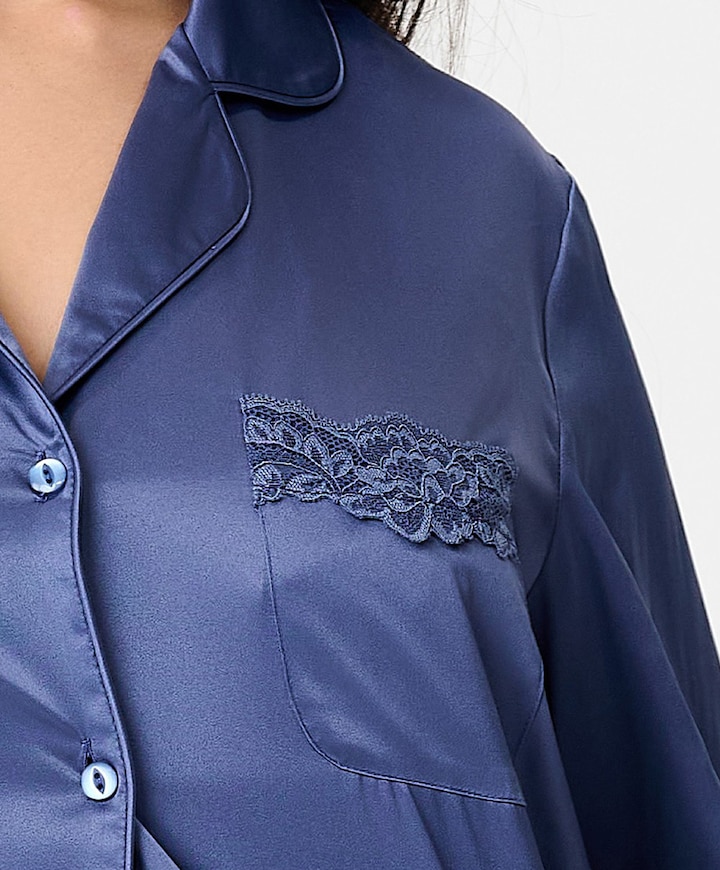 Dames pyjamaset grijs