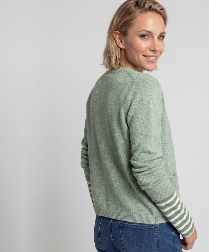 Dames vest groen
