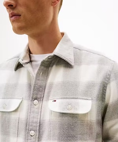 Heren overshirt ecru