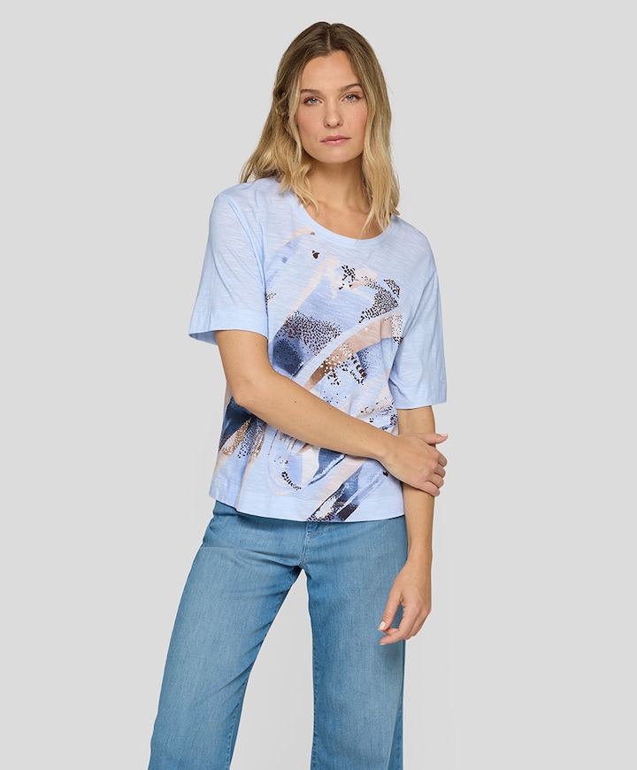 Dames T-shirt blauw