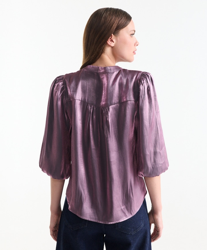 Dames blouse paars
