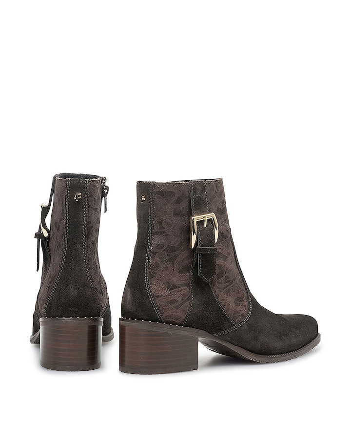 dames enkellaarzen bruin