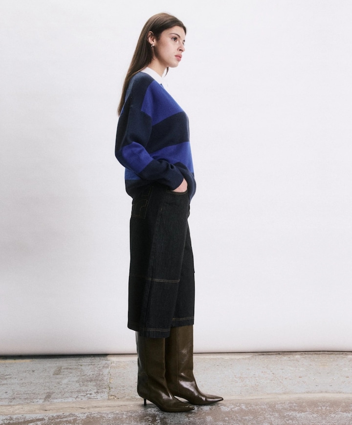 Dames trui blauw