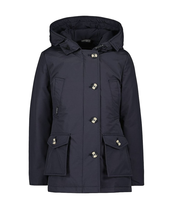 Meisjes jas blauw