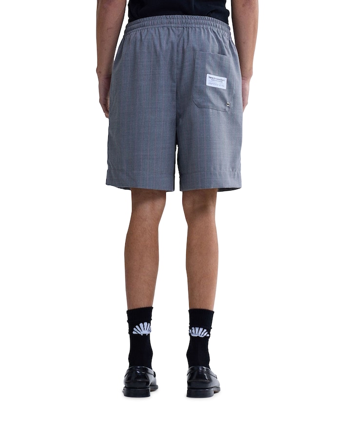 Wool Work Shorts heren korte broek grijs
